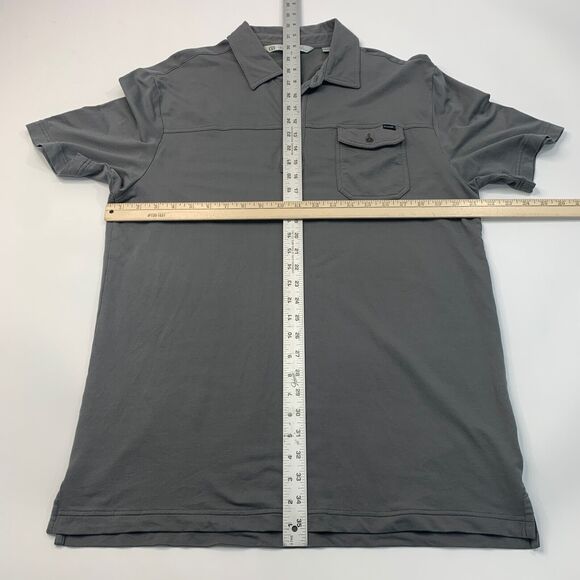 Travis Mathew Polo Shirt Mens L Large Overcast Short Sleeve Pocket Stretch Golf - Picture 5 of 10